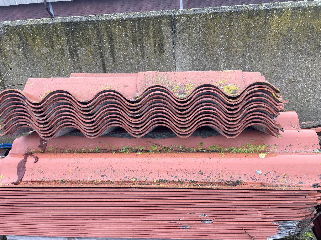 Eterniet dakplaten, Doe-het-zelf en Bouw, Dakpannen en Dakbedekking, Ophalen, Gebruikt, Dakplaat of Dakpanplaat