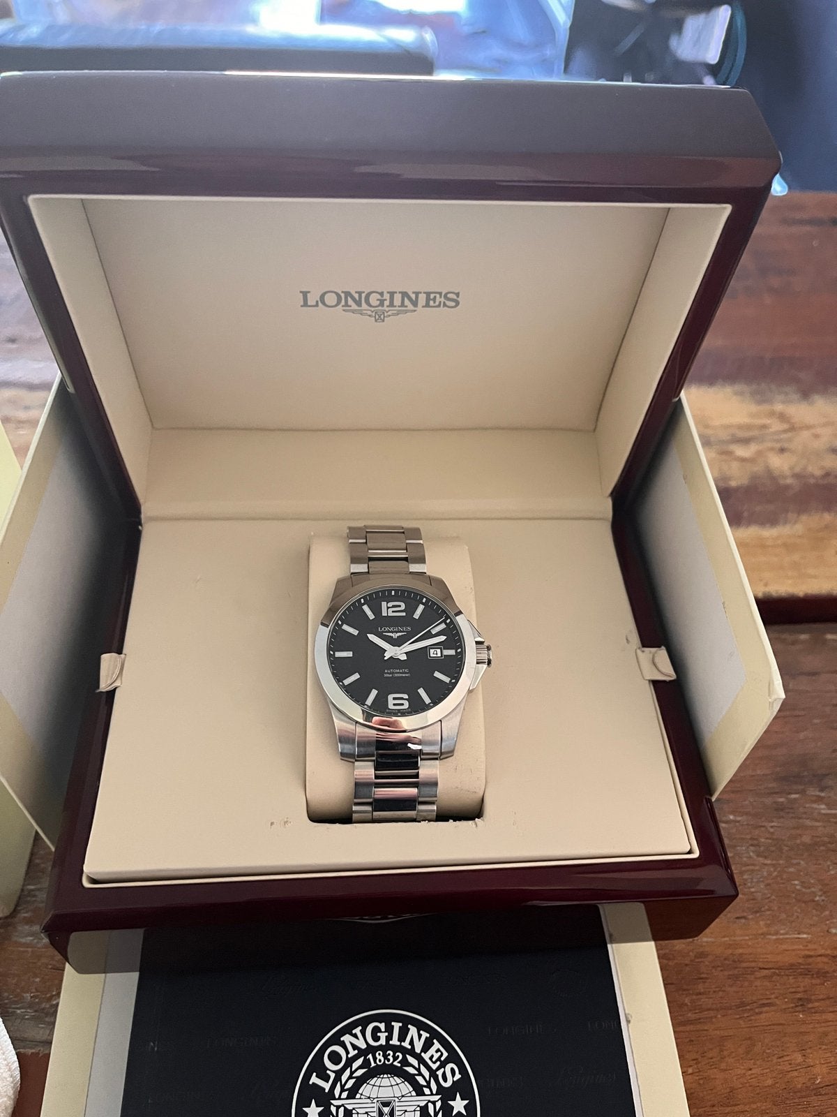 Longines Conquest, Bijoux, Sacs & Beauté, Montre-bracelet, Autres marques, Enlèvement ou Envoi, Acier