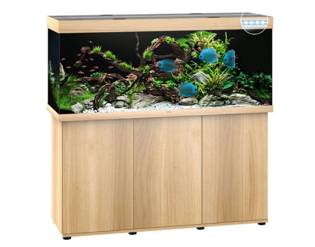 Aquarium juwel 450 met kast, Dieren en Toebehoren, Ophalen, Gebruikt, Aquariummeubel, Inclusief deksel
