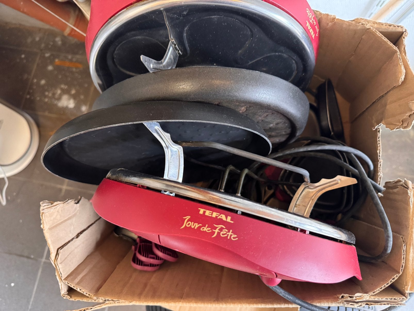 Garageverkoop, Enlèvement