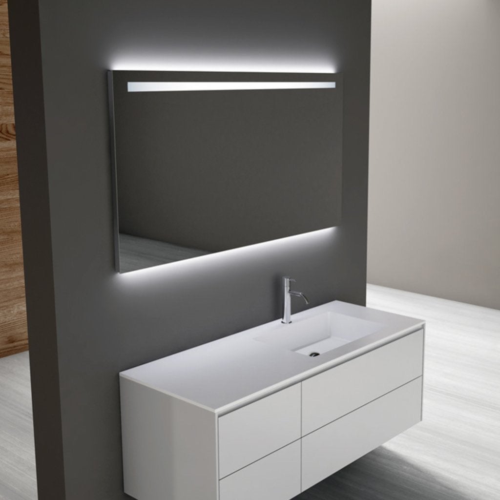 Antonio Lupi badkamer spiegel, Huis en Inrichting, Ophalen, Gebruikt, 125 cm of meer, Minder dan 100 cm