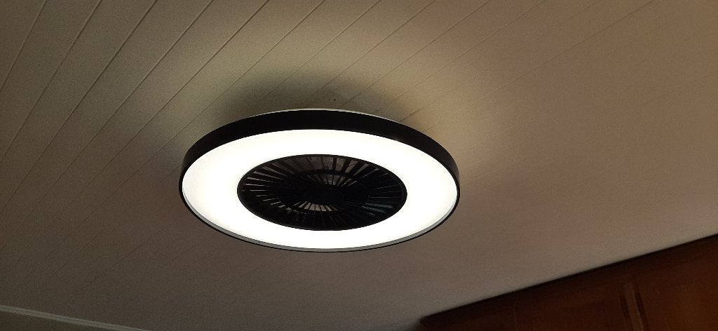 VENTILATEUR, Electroménager, Ventilateurs, Enlèvement, Ventilateur avec télécommande, Comme neuf, Ventilateur de plafond