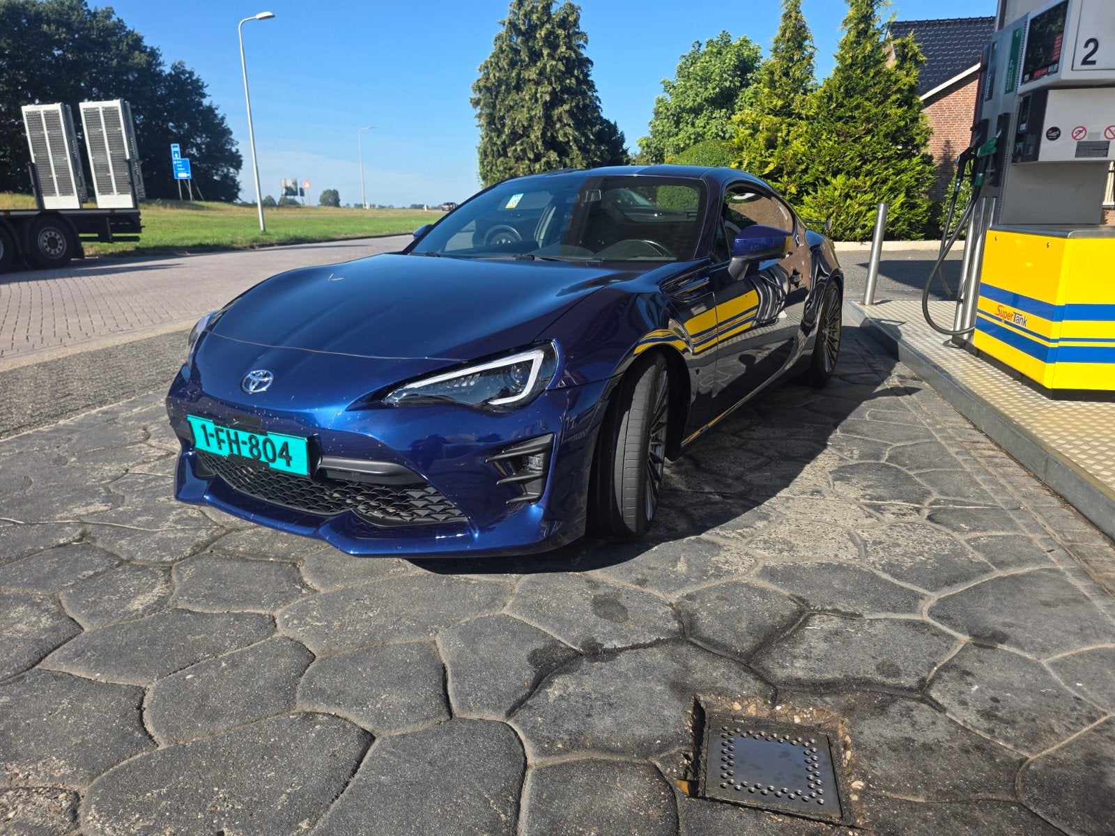 Toyota GT86 2.0 VVT-i Facelift | Midnight Sky Blue | 58.333, Auto's, Toyota, Achterwielaandrijving, Regensensor, Blauw, Alcantara