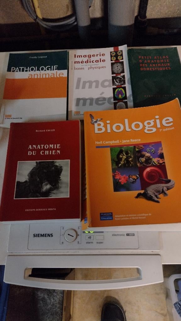 5 Livres pour candidat vétérinaire, Enlèvement ou Envoi, Comme neuf, Autres niveaux