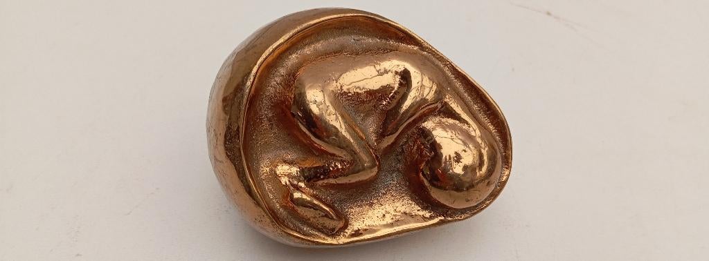 MASSIEF BRONS BEELD KUNSTWERK, Antiek en Kunst, Antiek | Brons en Koper, Ophalen of Verzenden, Brons