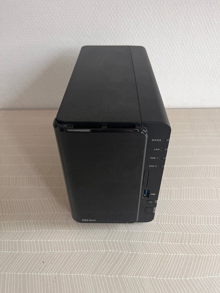 Synology NAS DiskStation DS216+II, Informatique & Logiciels, NAS, Comme neuf, Enlèvement