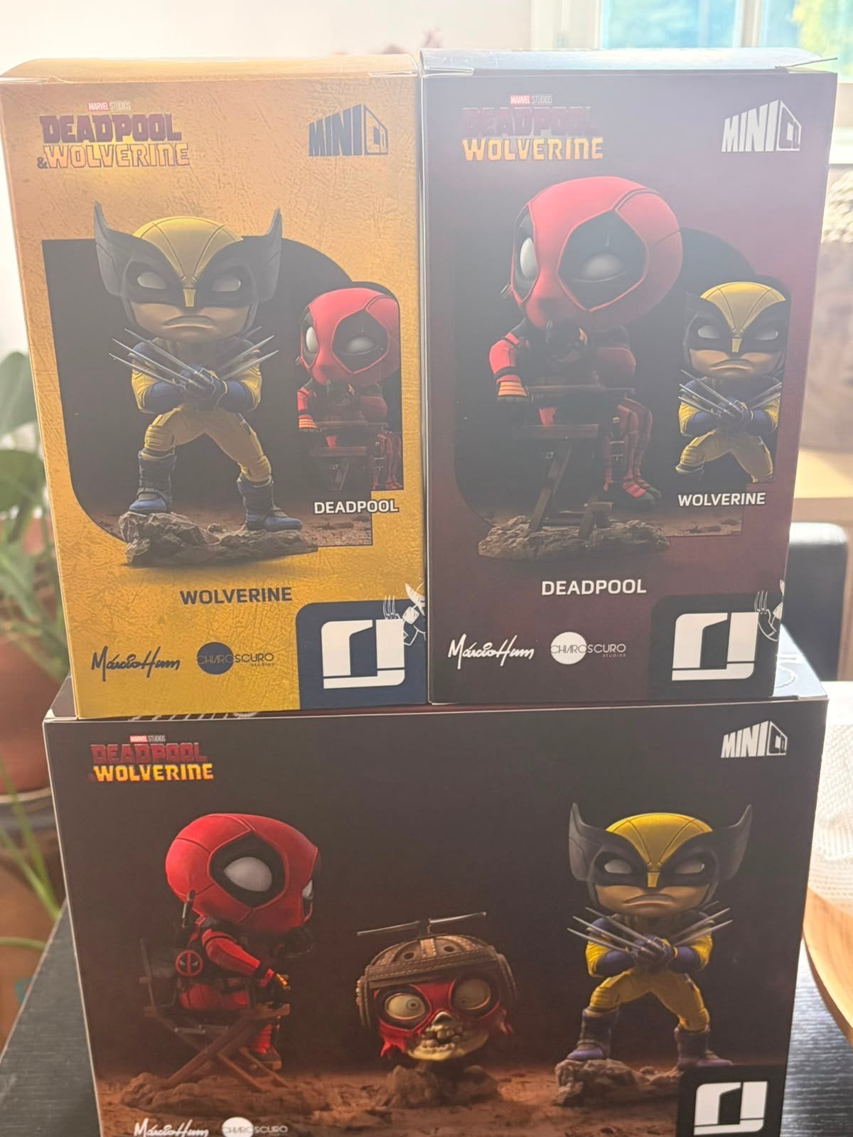 Figurines MiniCo Iron Studios – Deadpool & Wolverine – Neuve