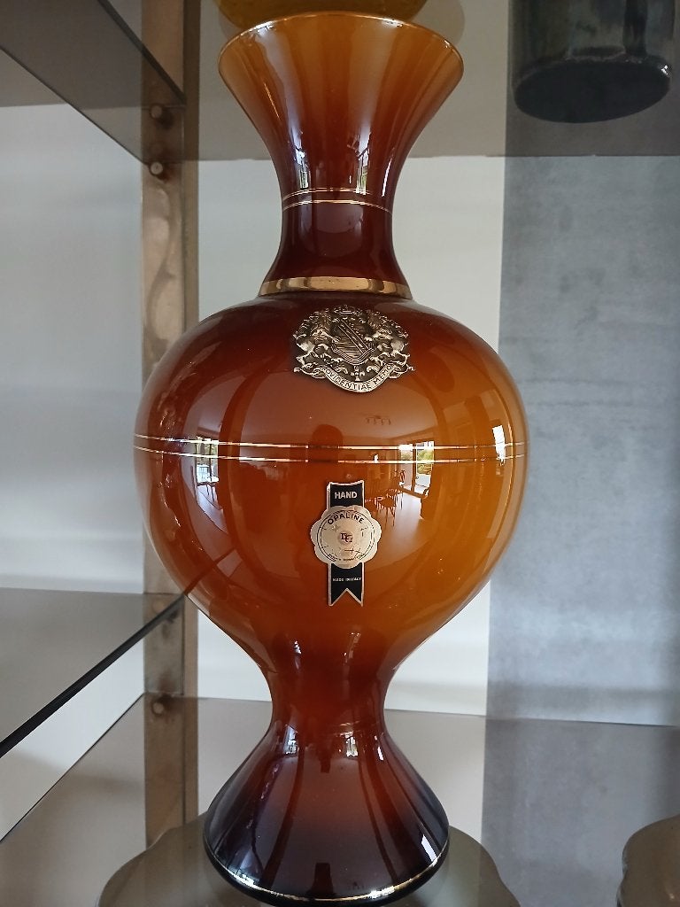 Grand vase italien vintage en opaline, Antiquités & Art, Enlèvement ou Envoi