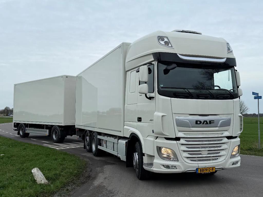 DAF XF 480 XF480FAN COMINATIE. 2021 ALLEEN ALS COMBIE, Auto's, Vrachtwagens, Automaat, Euro 6, Diesel, DAF