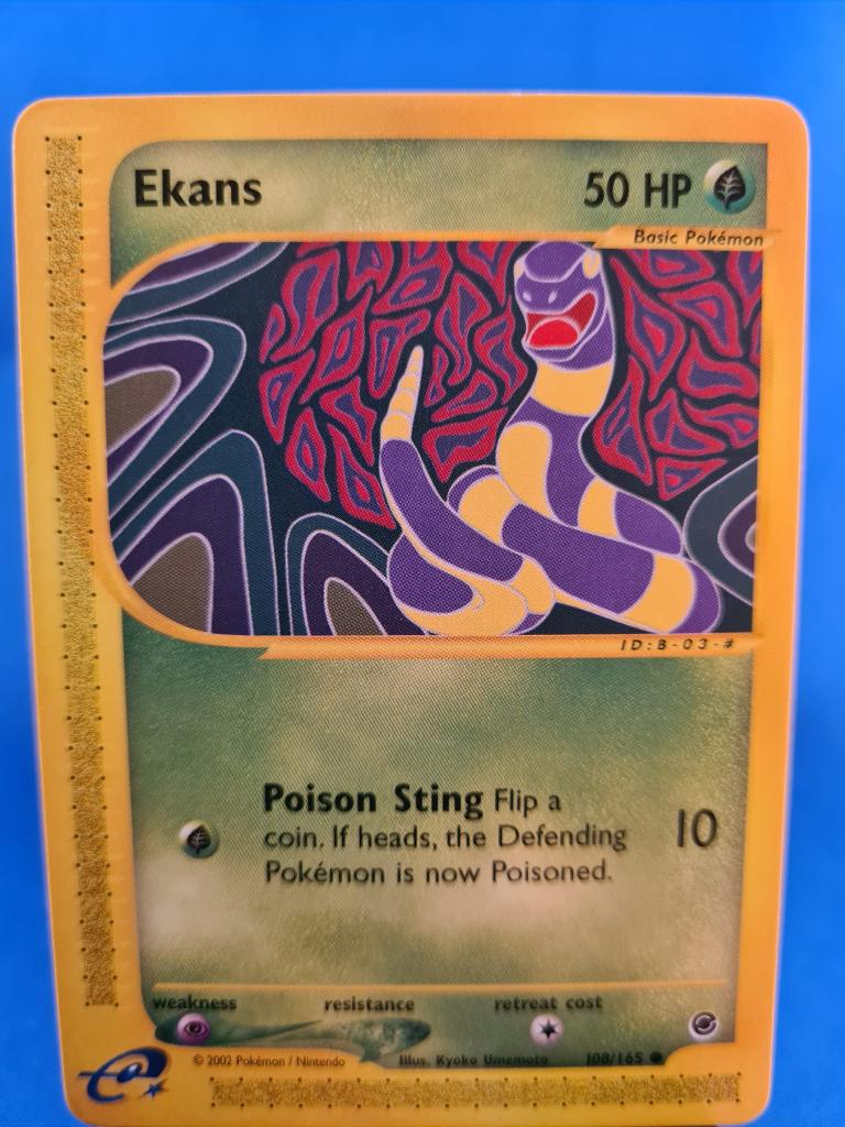 Ekans 108/165 - Expedition Base Set, Hobby & Loisirs créatifs, Jeux de cartes à collectionner | Pokémon, Utilisé, Envoi