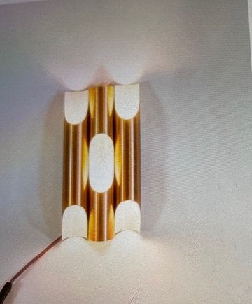 Lampe murale Raak Fuga XL : bronze à 3 colonnes, Lumière indirecte, Enlèvement ou Envoi, Applique murale, Comme neuf