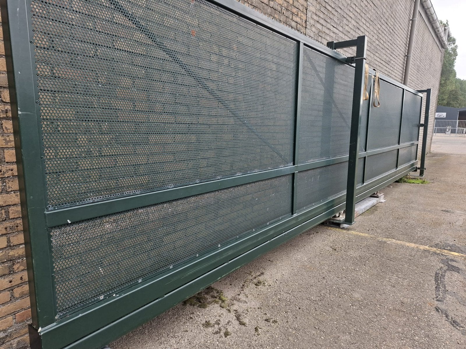 Hele nette vrijdragende schuifpoort, Tuin en Terras, Ophalen, Zo goed als nieuw, Schuifpoort