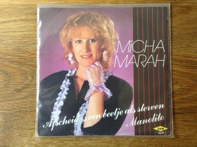 single micha marah, En néerlandais, Enlèvement ou Envoi, Housse de protection extérieure, 7 inch