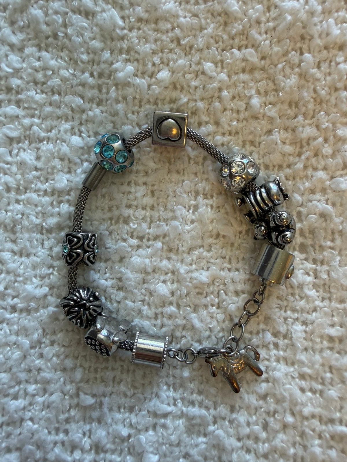Bracelet pandora, Enlèvement ou Envoi, Utilisé, Argent
