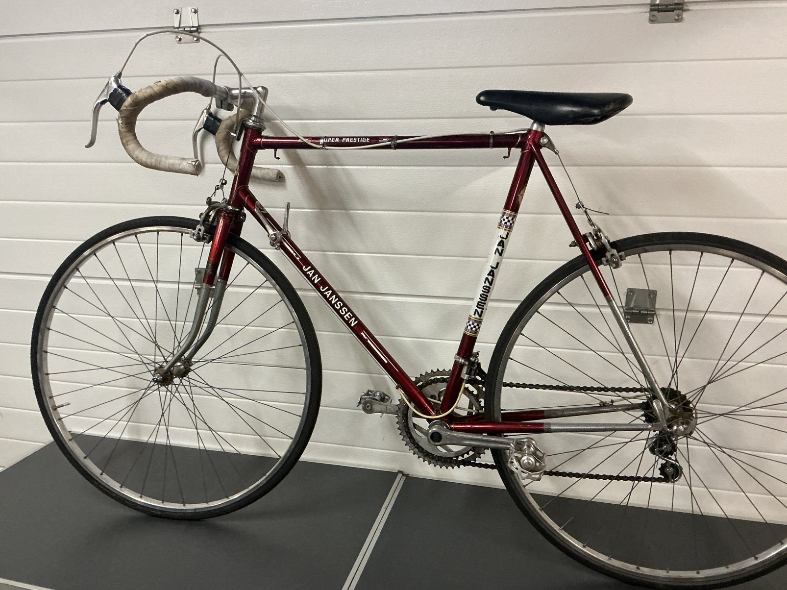 Jan Janssens tour de france race fiets 1968., Fietsen en Brommers, 28 inch, Gebruikt, 57 tot 61 cm, Ophalen