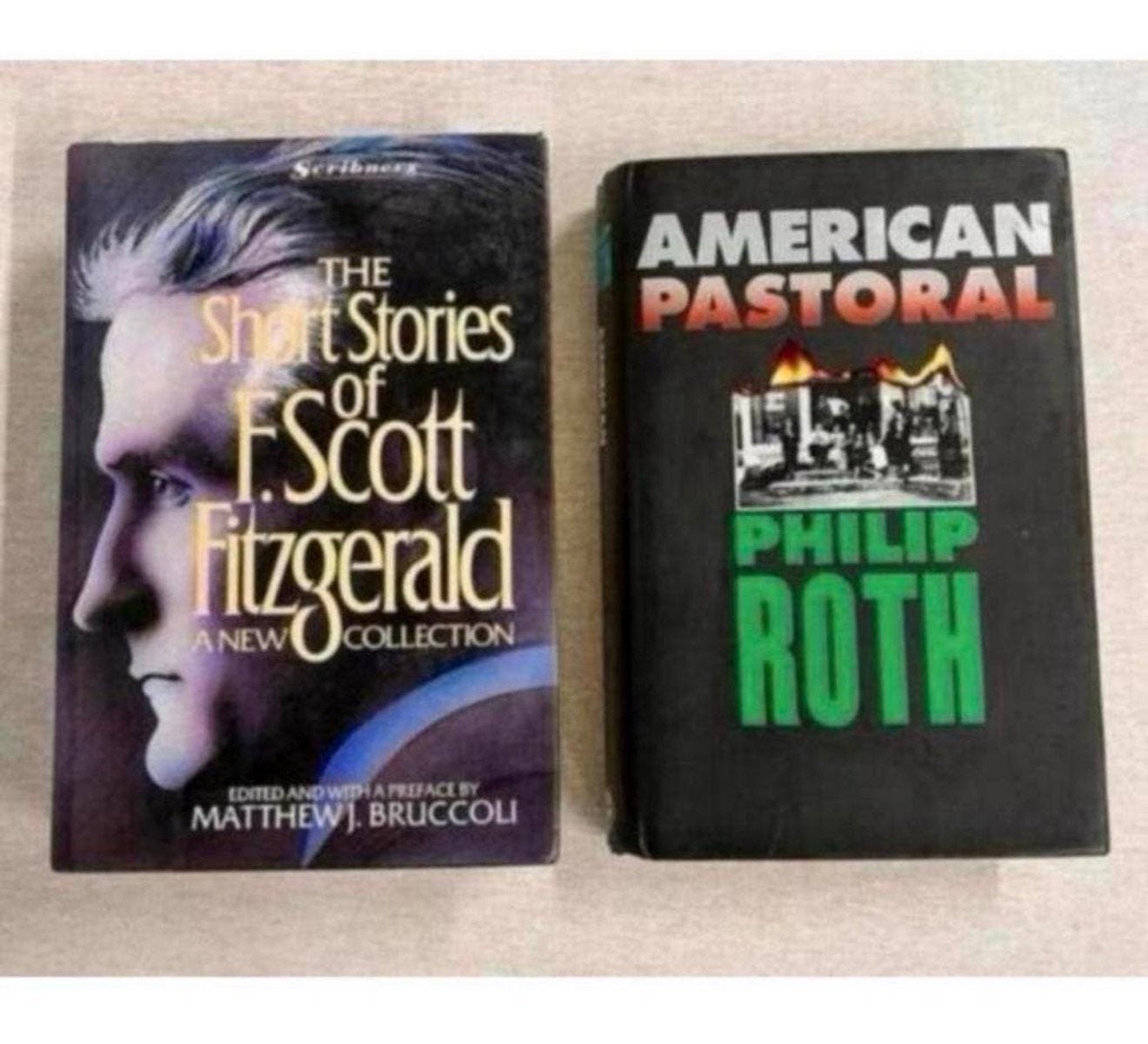 2x Hardcover American Pastoral - Stories F Scott fitzgerald, Ophalen of Verzenden, Zo goed als nieuw, Amerika