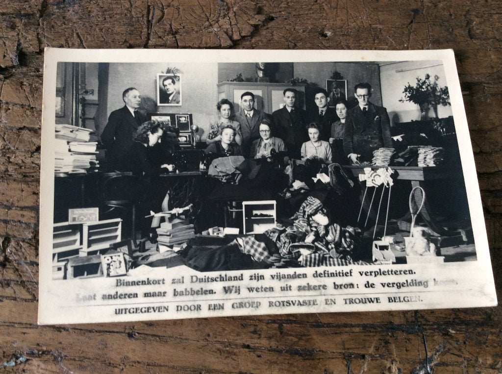 fotokaart collaboratie, Ophalen of Verzenden, Overige onderwerpen, Niet gekend, Tweede Wereldoorlog