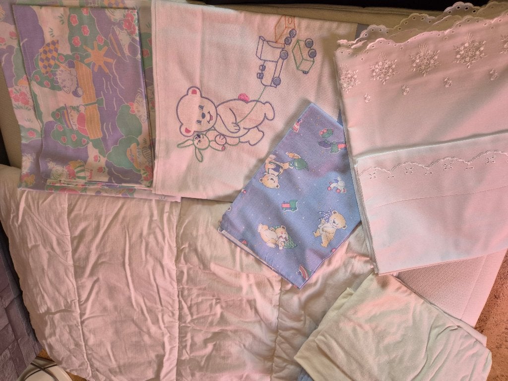 Dekbed babybed, overtrekken, slaapzakbaby,..., Kinderen en Baby's, Ophalen, Dekbedovertrek, Zo goed als nieuw, Anti-allergisch