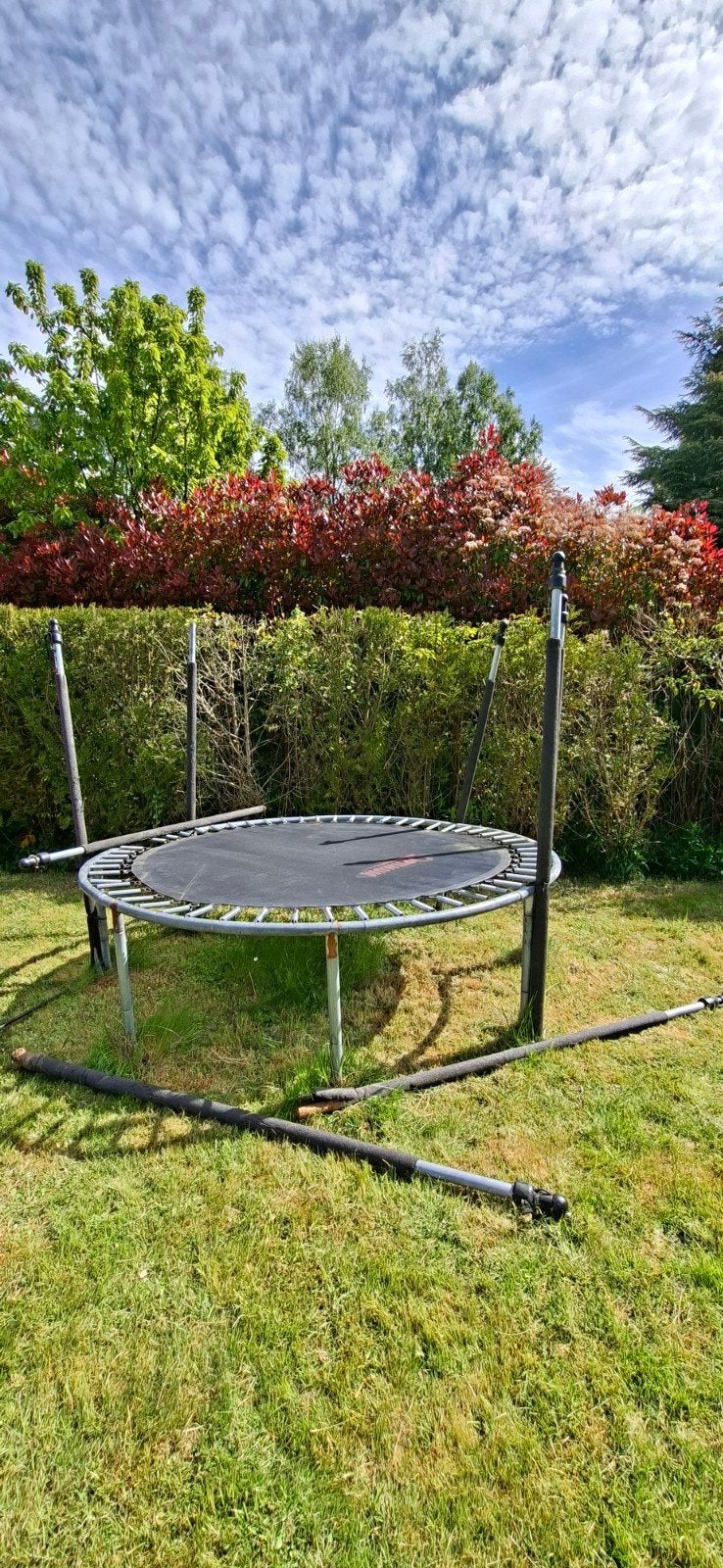 Trampoline rond optimal, Enlèvement