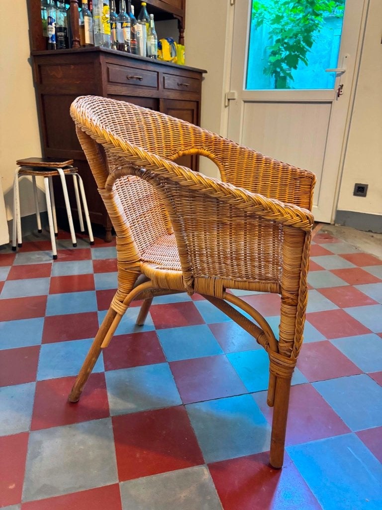 5 zeteltjes, Ophalen, Gebruikt, Overige kleuren, Riet of Rotan