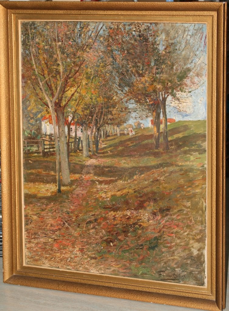 Florimond van Caillie - GROTE schilderij olie op doek, Paysage, Signé, Enlèvement, Toile