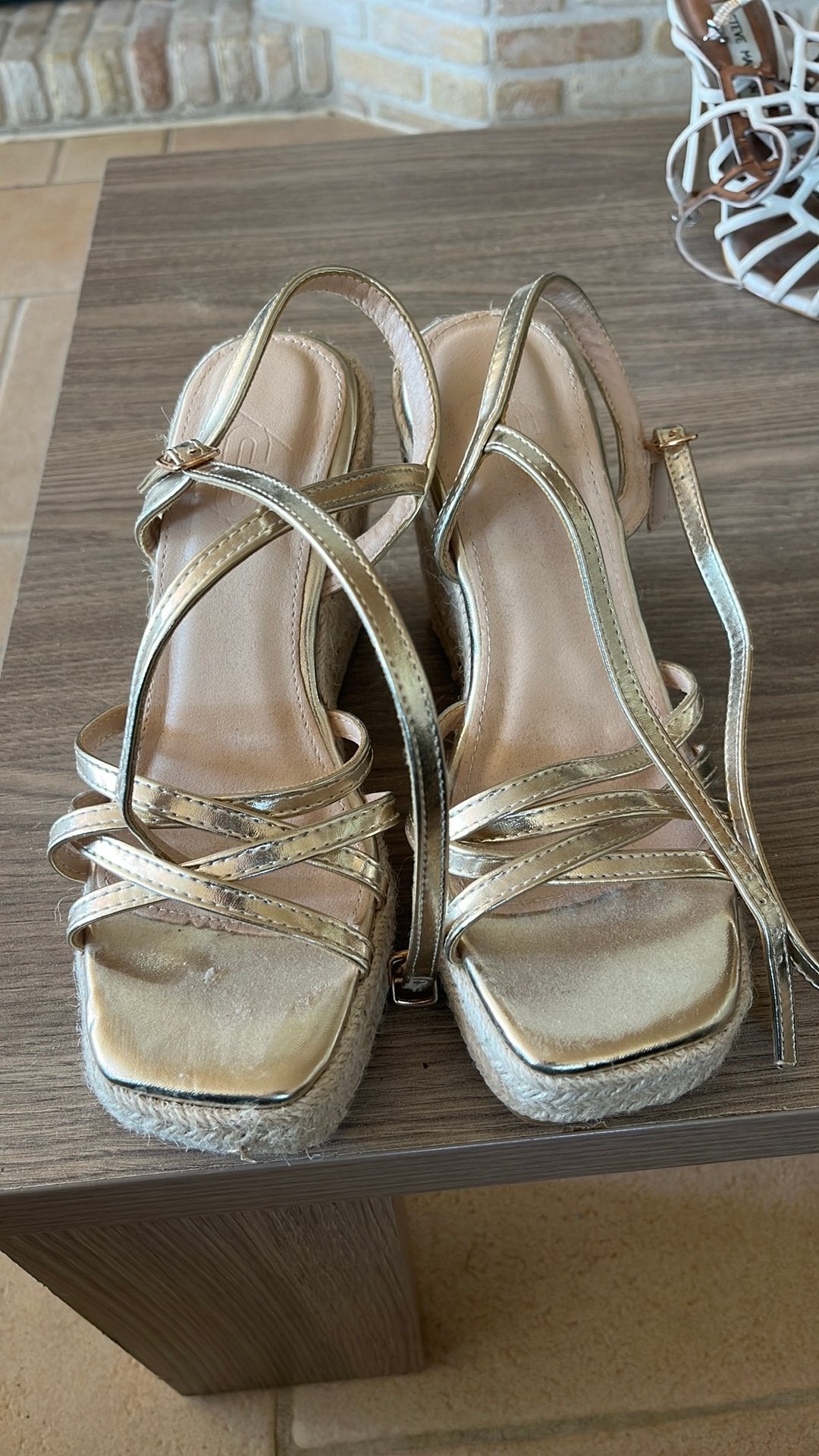 Pump sandalen maat 38, Ophalen, Zo goed als nieuw