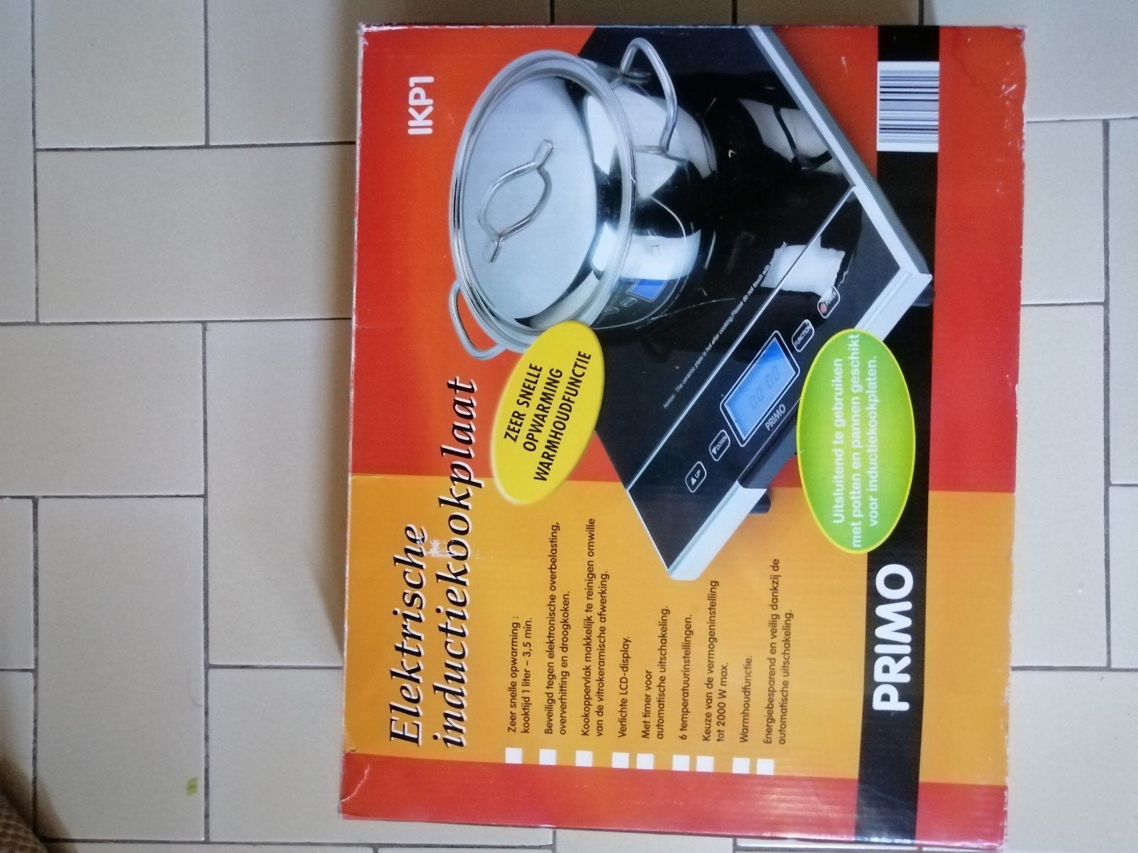 Electrische kookplaat inductie., Ophalen, Inductie