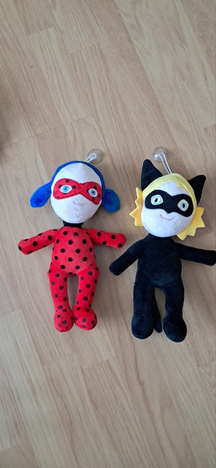 Knuffels Miraculous Chat Noir, Lady Bug, Tikki en Plagg., Ophalen of Verzenden