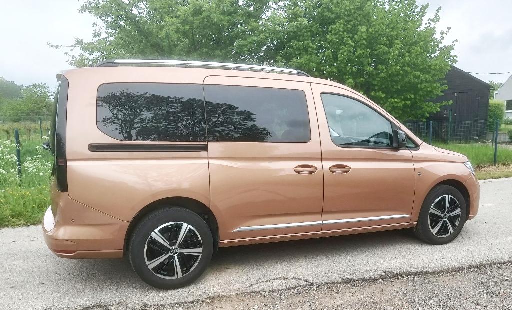 Volkswagen Caddy Maxi Style dubbel cabine incl BTW, Auto's, Bestelwagens en Lichte vracht, 1498 cc, Bedrijf, 5 deurs, 85 kW