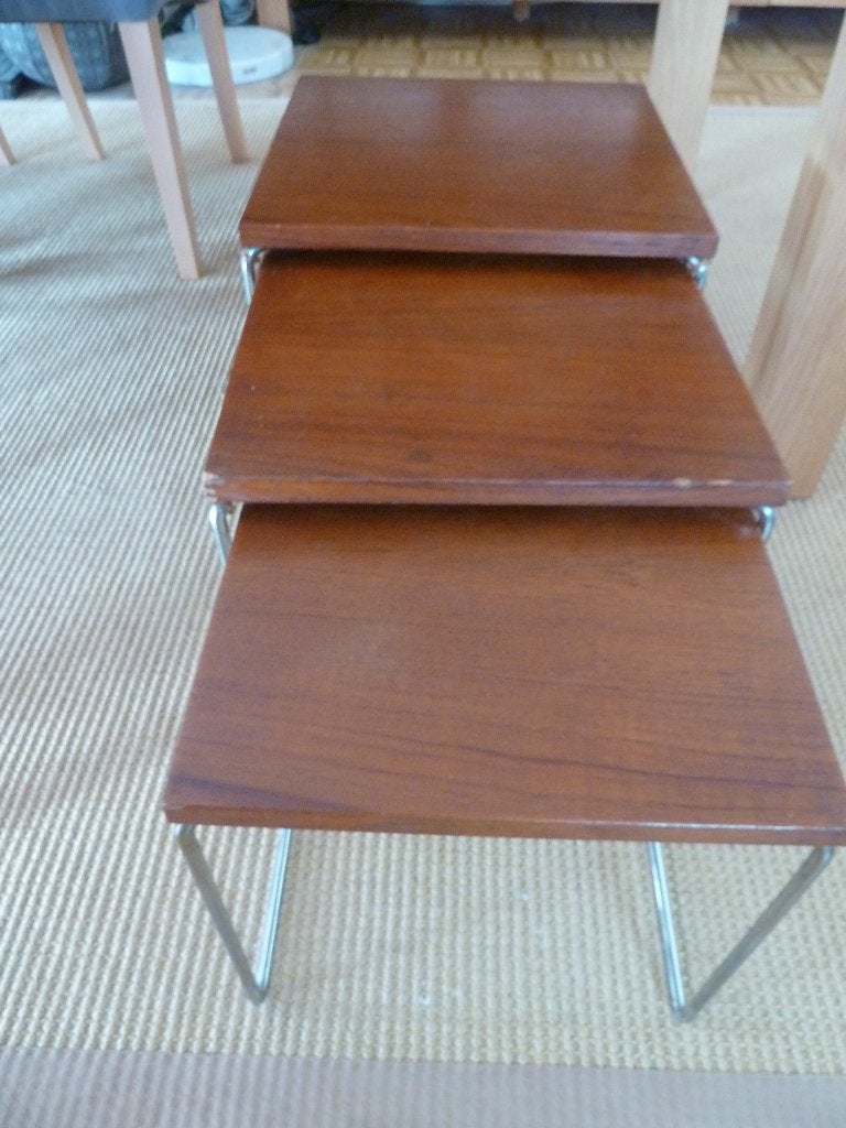 Mimiset Vintage - Brabantia, 3 petites tables, Maison & Meubles, Enlèvement, Utilisé, Autres matériaux