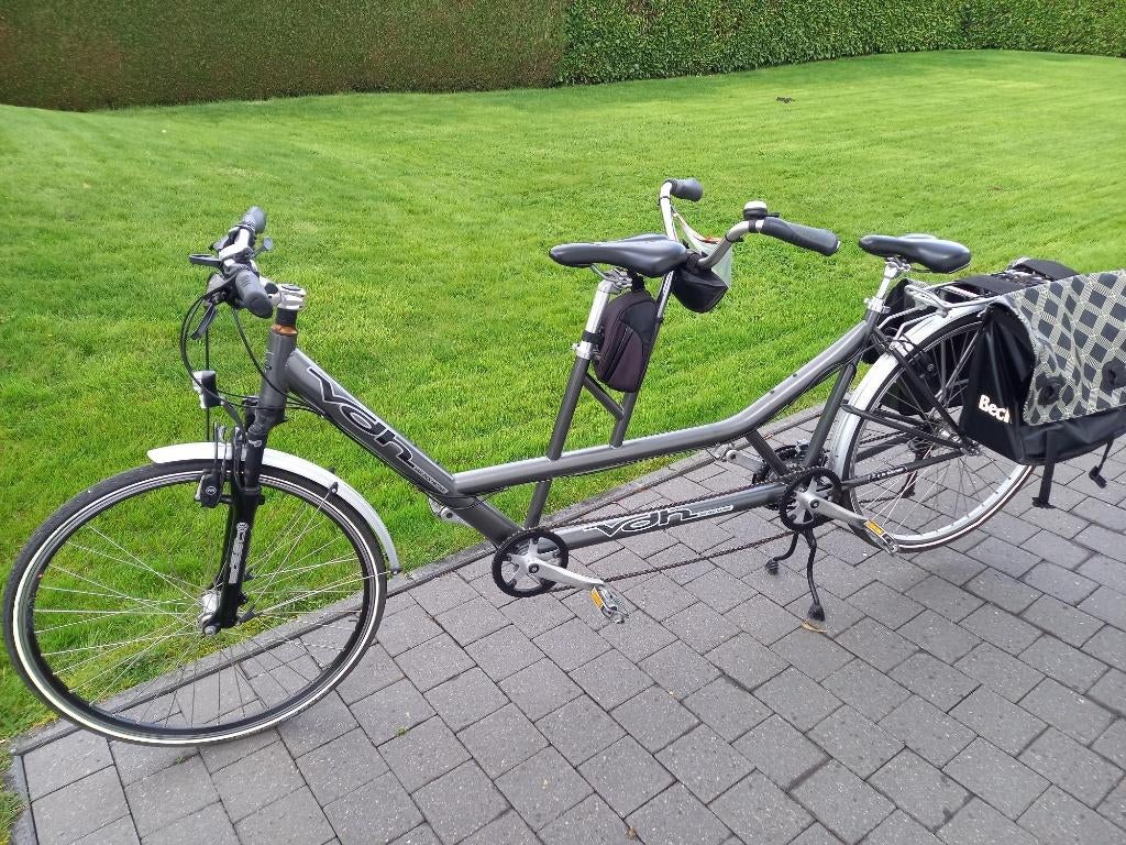 Tandem Cube, Fietsen en Brommers, Fietsen | Tandems, Velgrem, Zo goed als nieuw, 51 tot 55 cm, Cube