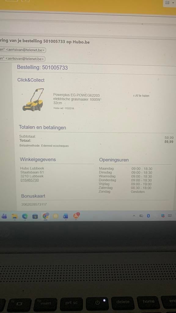 Powerplusgrasmachien, Tuin en Terras, Grasmaaiers, Ophalen, Zo goed als nieuw