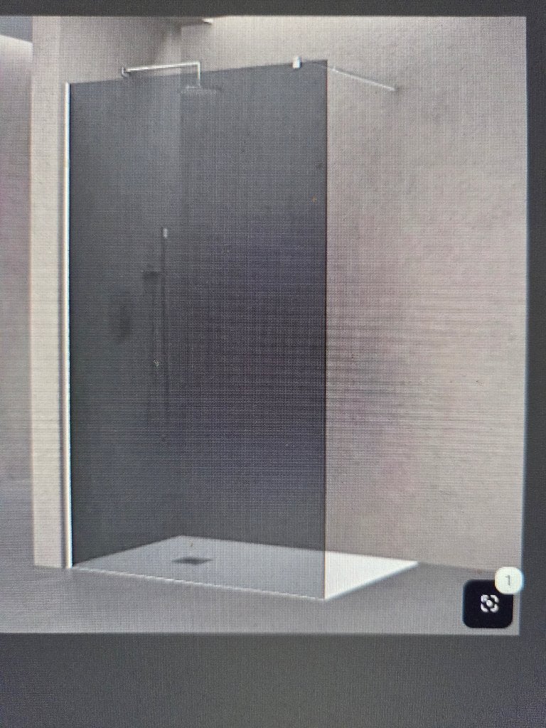 Glas douche wand, Doe-het-zelf en Bouw, Ophalen, Nieuw, Glas, Douche
