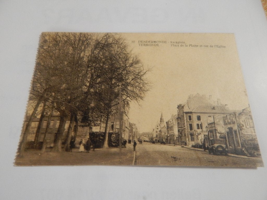 KERKPLEIN DENDERMONDE, Verzamelen, Postkaarten | België, Ophalen of Verzenden, Oost-Vlaanderen