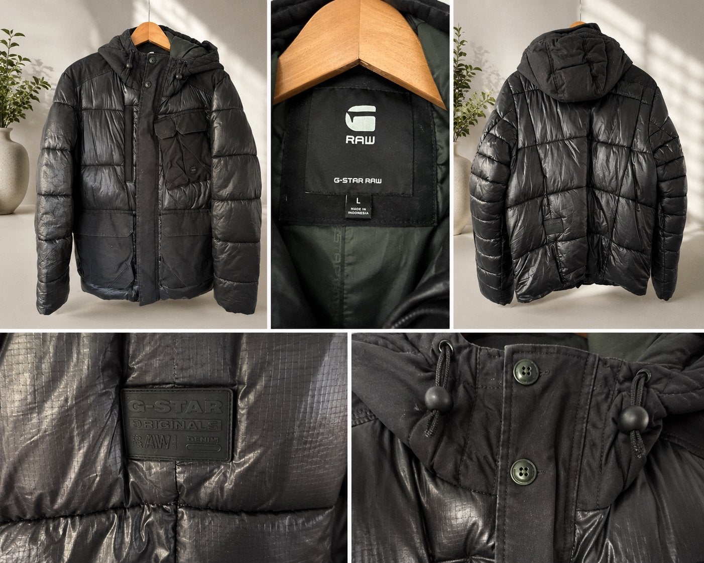 Winterjas G-star, Ophalen of Verzenden, Zo goed als nieuw, Maat 52/54 (L), Zwart