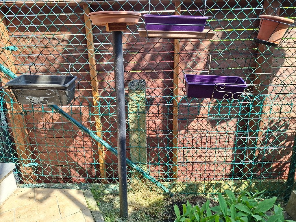 bloembakken + steunen supports, Ophalen, Gebruikt, Minder dan 30 cm, Minder dan 60 cm