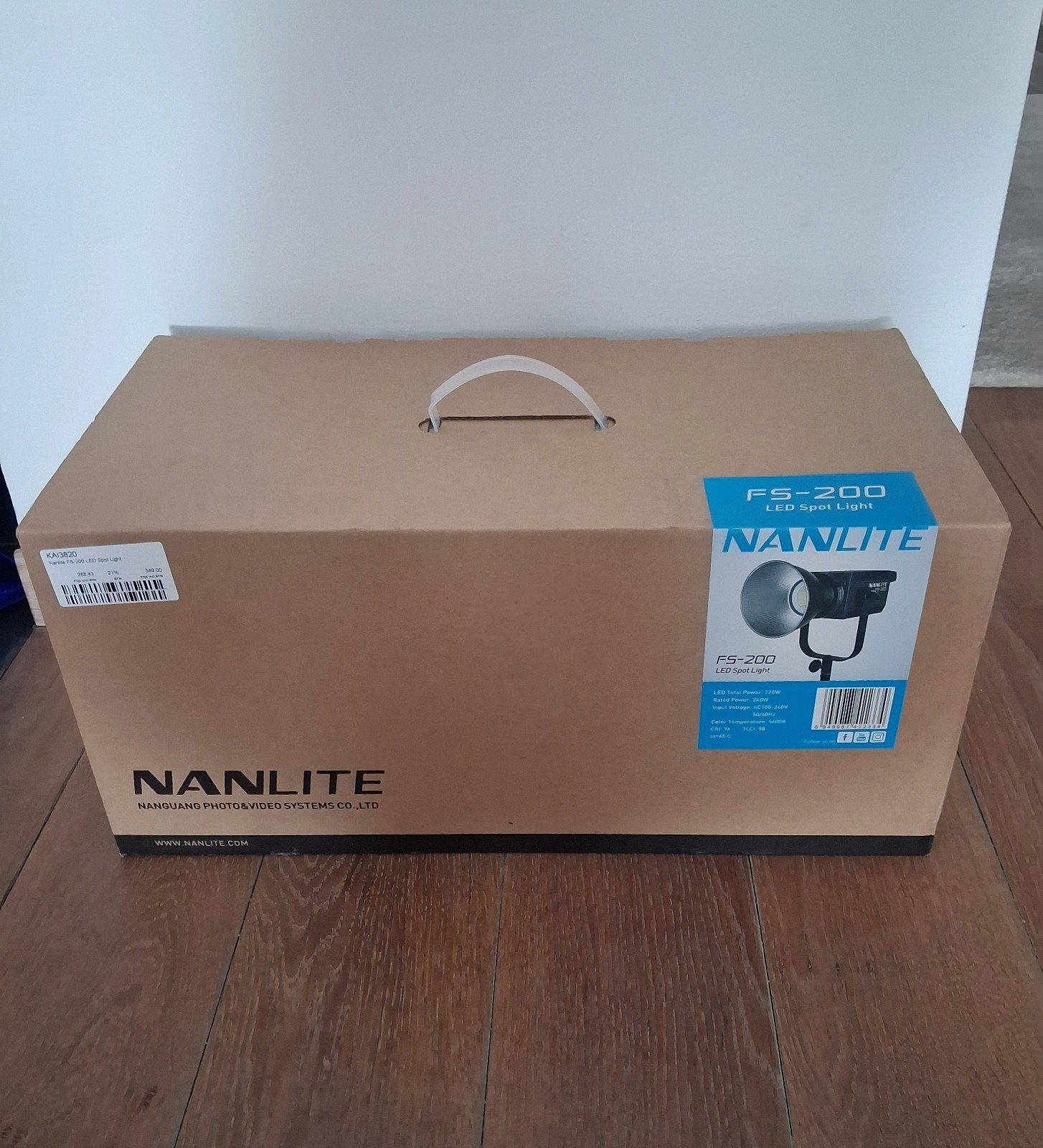 Nanlite FS-200 ongebruikt, Audio, Tv en Foto, Fotografie | Fotostudio en Toebehoren, Ophalen, Dimbaar, Nieuw, Overige merken