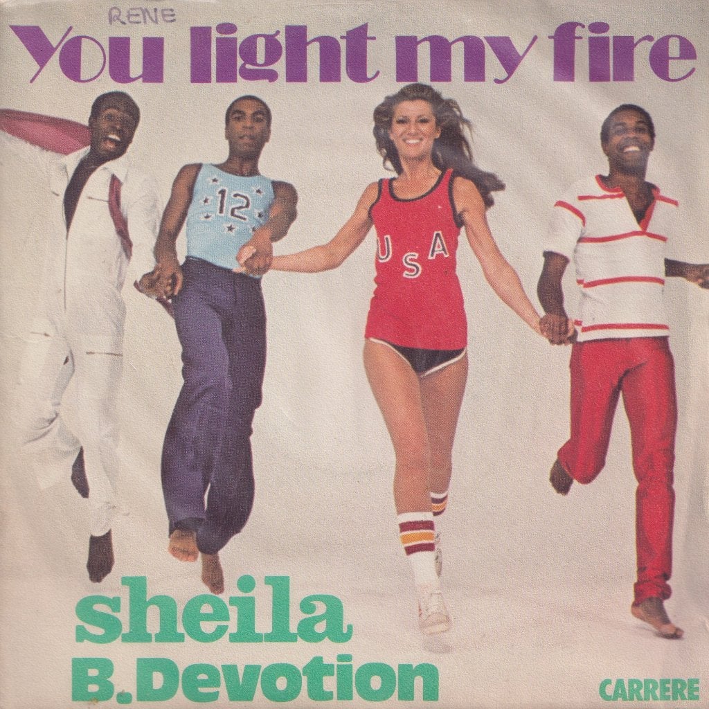 Sheila & B. Devotion – You light my fire / Gimme your loving, CD & DVD, Vinyles Singles, Enlèvement ou Envoi, Utilisé, 7 inch