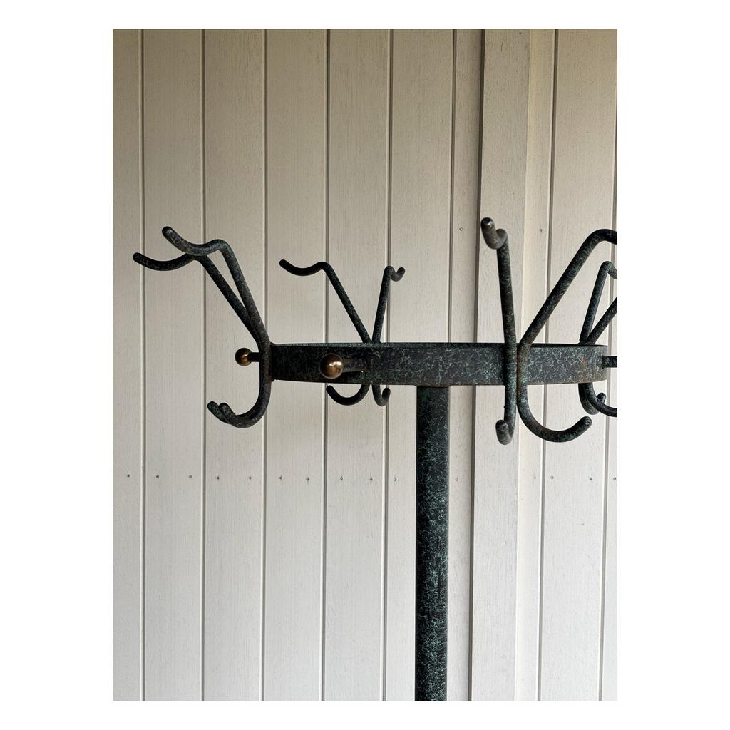 Vintage iron coatrack | Brutalisme, Ophalen of Verzenden
