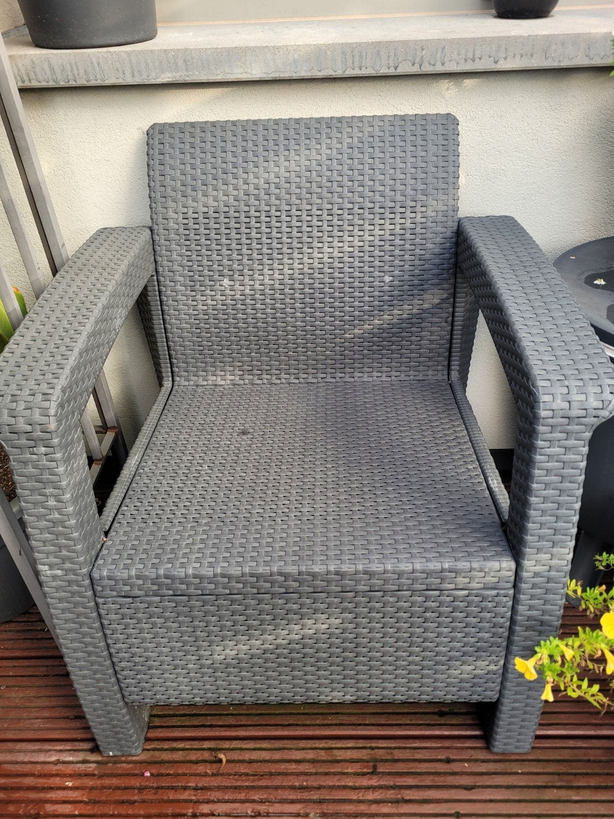 Keter lounge zetels 2 stuks, Gebruikt, Rotan, Loungeset, Stoel