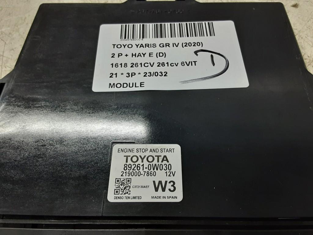 UNITE ELECTRONIQUE Yaris IV (P21 / PA1 / PH1) (82260W030), Mevr. I. Hauben, Toyota, Utilisé, Rue de l'Espoir 34 34
4030  GRIVEGNÉE, BE