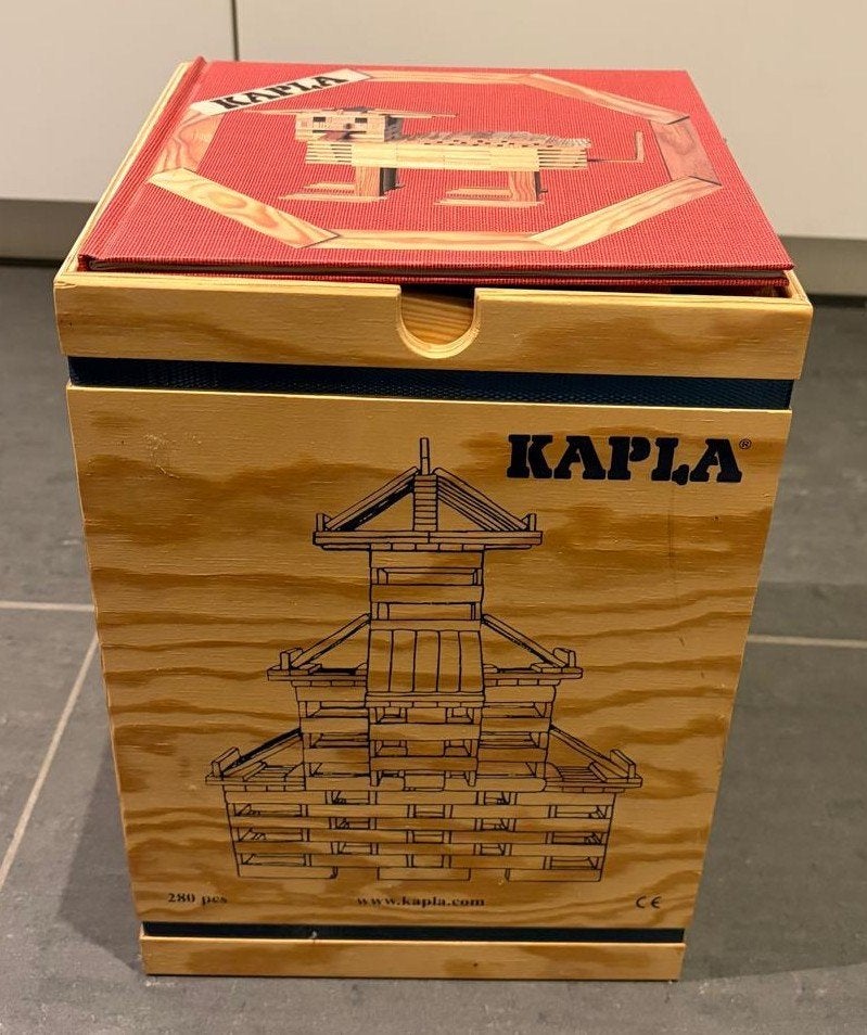 KAPLA 280-stuks Houten Bouwplankjes Set, Ophalen, Zo goed als nieuw, Overige typen
