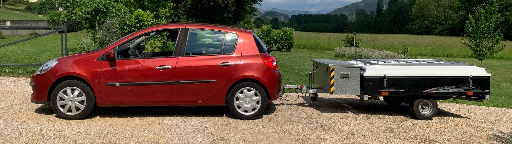 Vends caravane pliante Raclet Solena, Enlèvement, Gris clair, Jusqu'à 2, Raclet