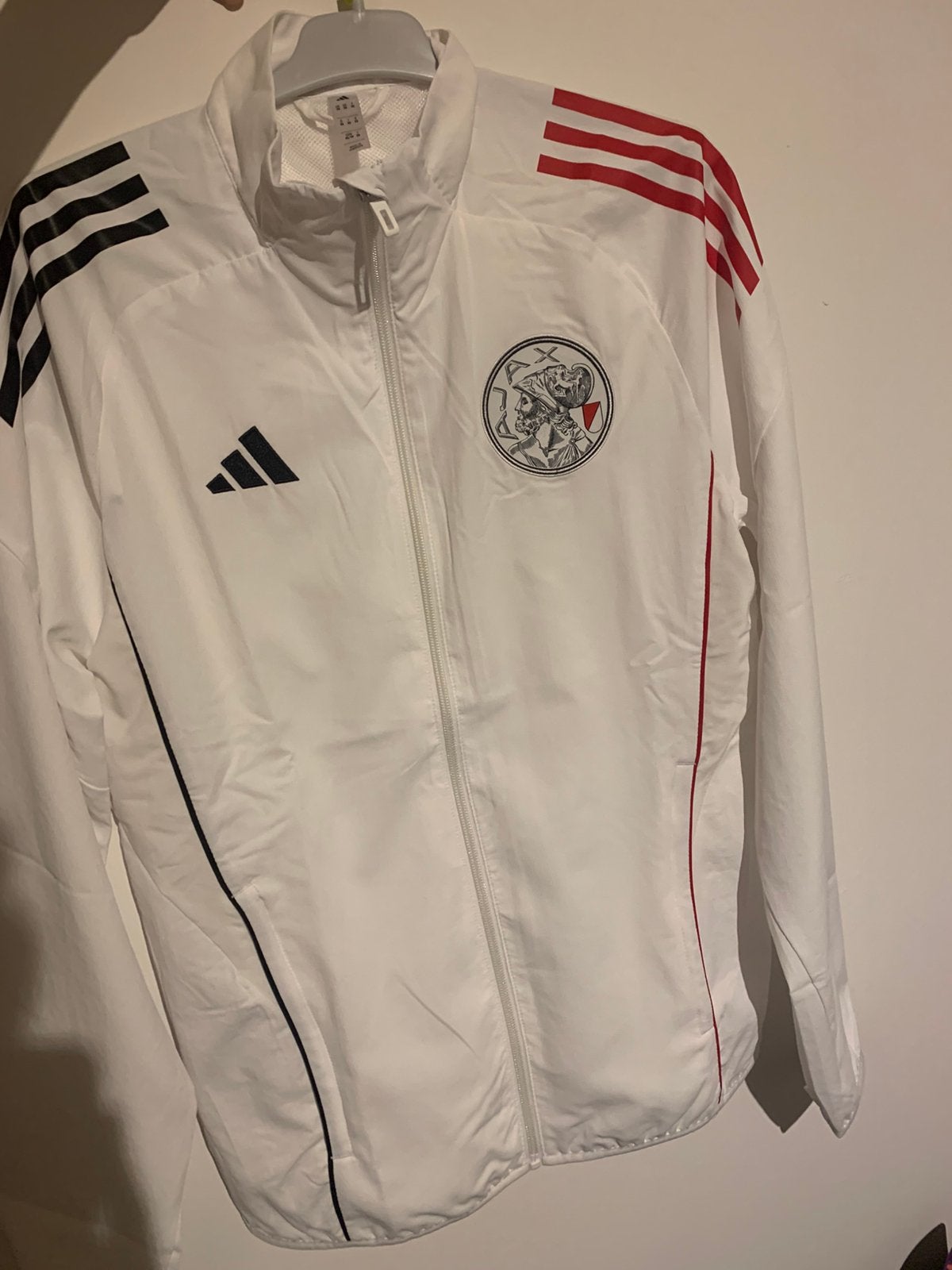 adidas Ajax Presentatie Trainingsjack, Kleding | Heren, Sportkleding, Ophalen, Wit, Nieuw, Overige maten