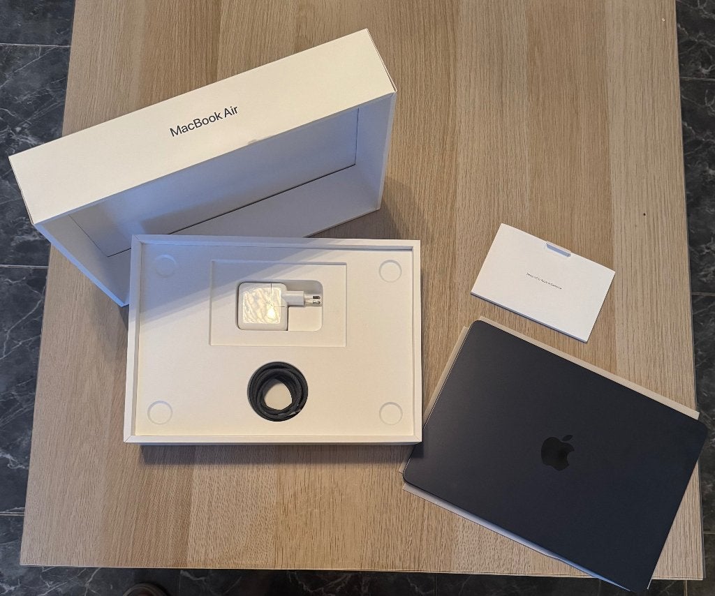 MacBook Air M2 13,6 inch, Informatique & Logiciels, Apple Macbooks, 256 GB, Comme neuf, Azerty, 8 GB