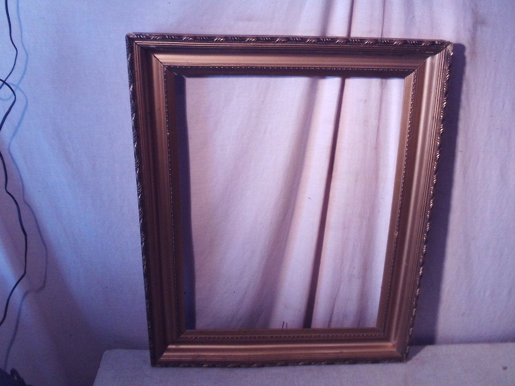 Beau cadre en bois doré antique - 62x50/50x38, Enlèvement ou Envoi, Comme neuf, Doré, Avec système de suspension