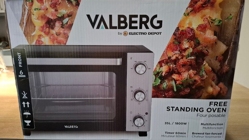 Valberg oven vrijstaand , 35L , 1800W, Ophalen, Minder dan 45 cm, Overige merken, Oven