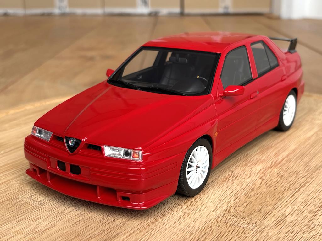 Alfa Romeo 155 GTA Stradale rood 1:18 OttO Mobile OT1132 ovp, Hobby & Loisirs créatifs, Voitures miniatures | 1:18, Neuf, Voiture