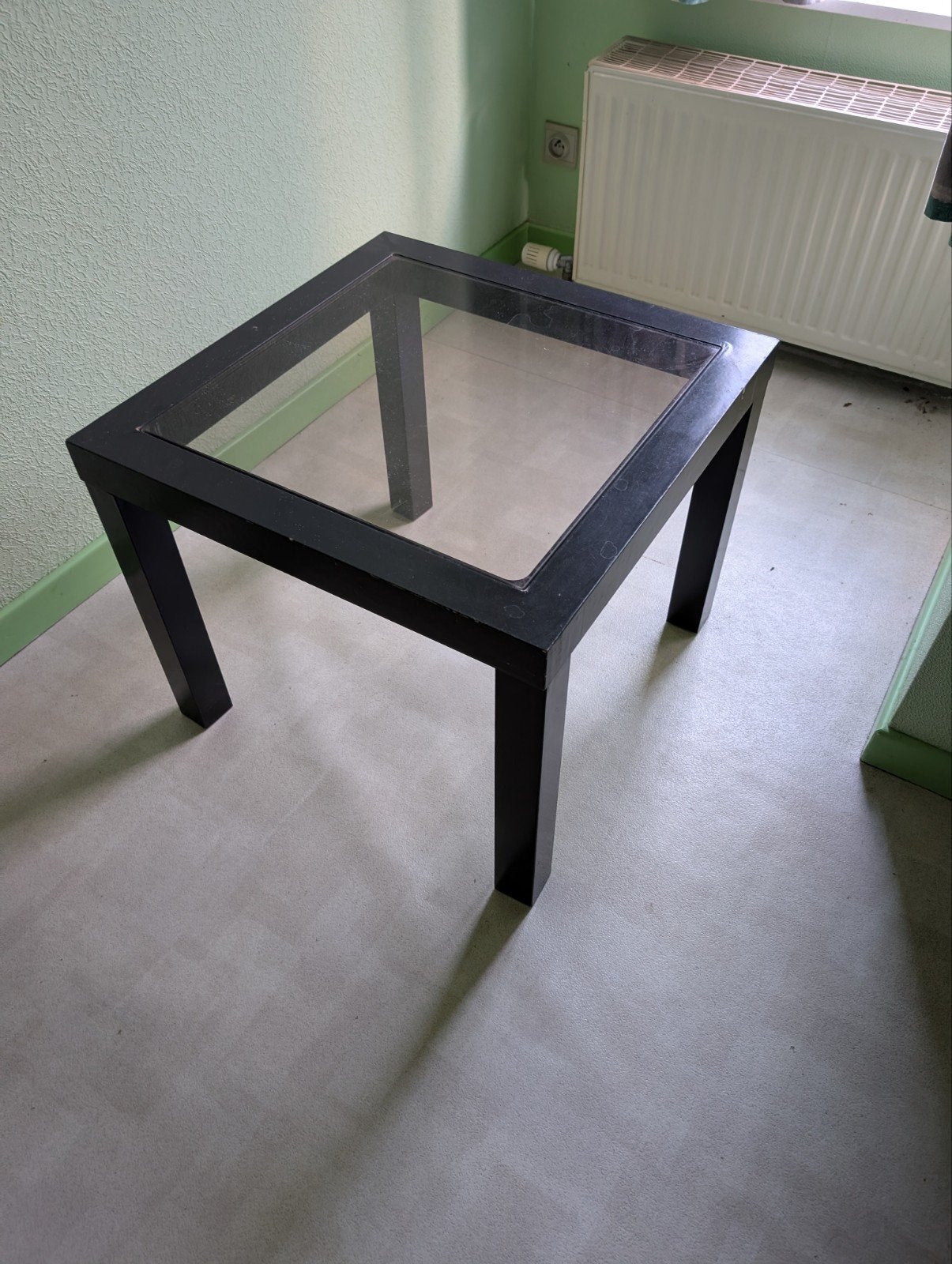 salontafeltje IKEA, Huis en Inrichting, Tafels | Salontafels, Ophalen, Gebruikt, 50 tot 100 cm, Vierkant