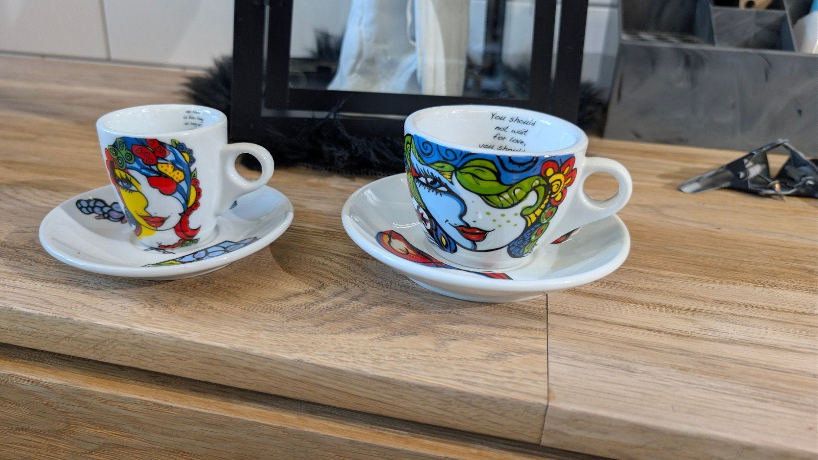 koffie kopjes Josien BroereN LOT, Antiek en Kunst, Ophalen of Verzenden